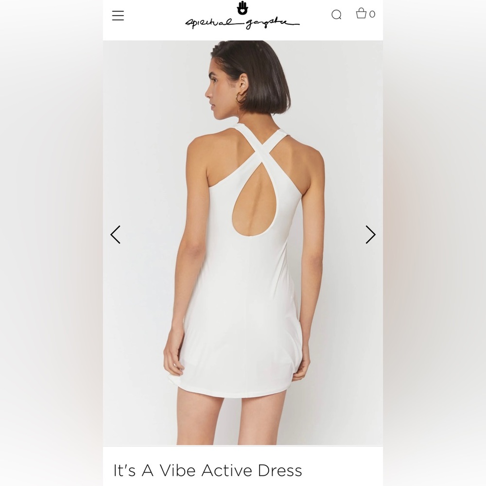 NWT It’s a Vibe Active Dress. Super cute. Shorts w/ pocket underneath - Picture 2 of 11